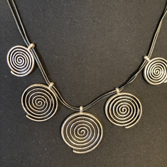 157 Newgrange Ireland Inspired Swirls Necklace NWOT - Picture 2 of 10